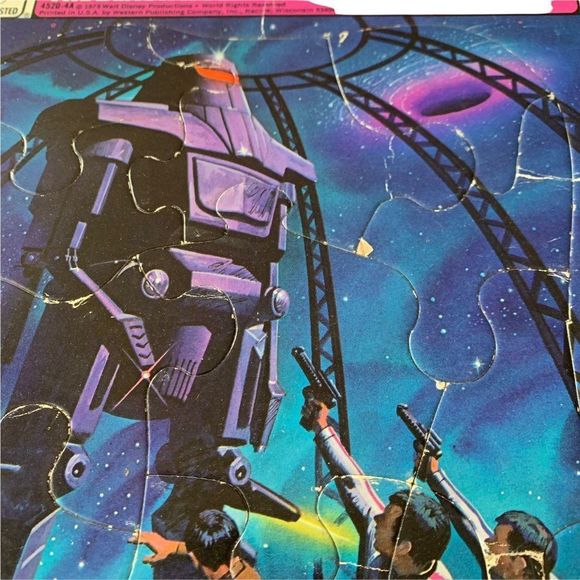 Vintage Walt Disney The‎ Black Hole Tray Puzzle - Buy 4 Items Get 25% Off - Picture 2 of 6